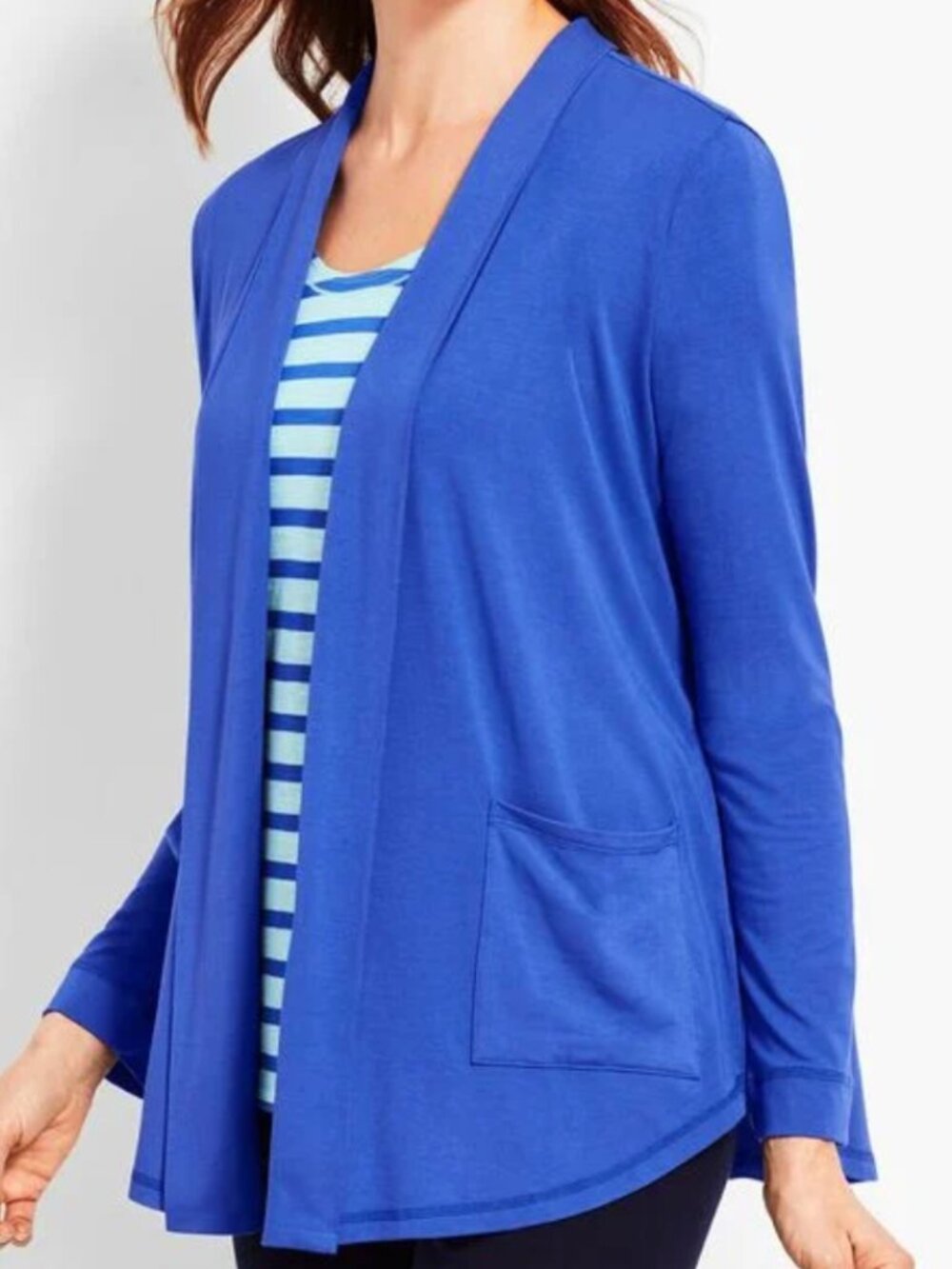 T by Talbots Easy Drape Cardigan with UPF 50+